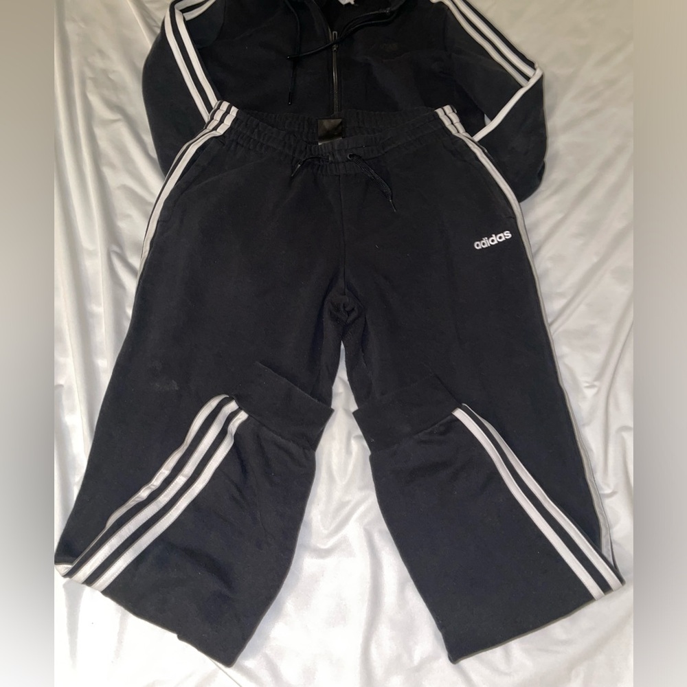 Adidas Tracksuit Sweatshirt Sweatpants Set - Picture 6 of 10